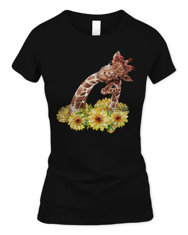 Giraffe Africa Safari Cute Animal Mothers Day Sunflower Giraffe 97