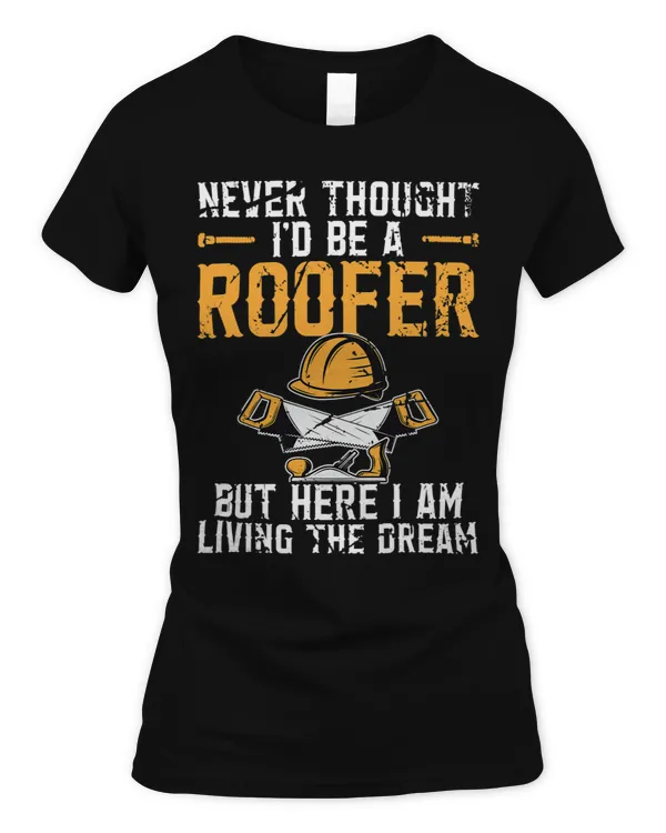 Roofer Funny Retro Roofing Roof Equipment Job Repair63 - Women's Standard T-Shirt Women's Standard T-Shirt