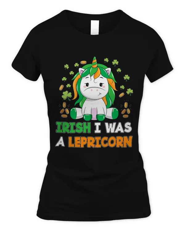 Irish I Was A Lepricorn Irish Unicorn St. Patricks Day 2 - Women's Standard T-Shirt Women's Standard T-Shirt