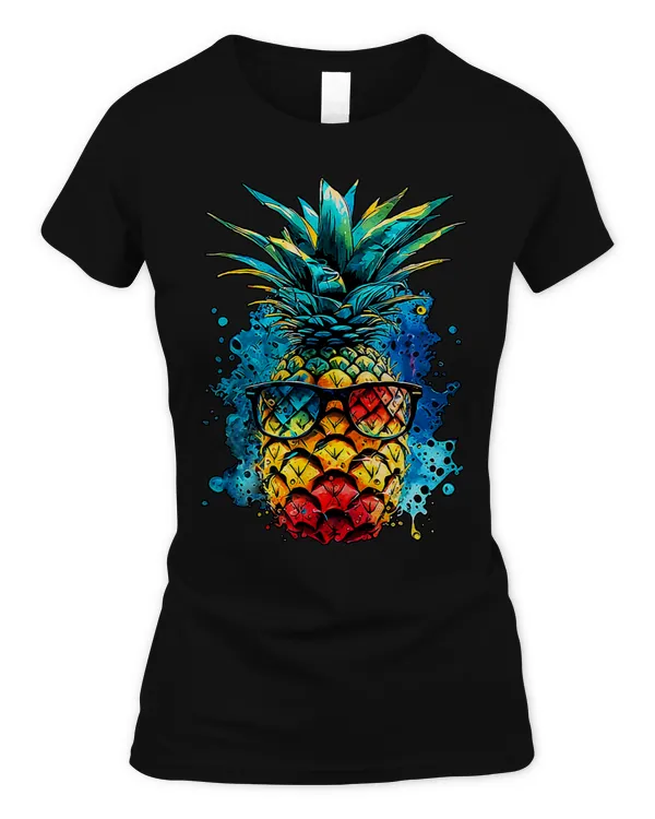 Tropical Pineapple Sunglasses Colorful Summer Beaches Hawaii