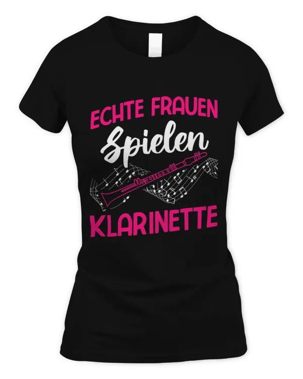 Womens Real Women Play Clarinet Musician Clarinet 3
