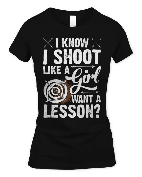 Womens Shoot Like a Girl want a Lesson 2Archery Bow Shooting