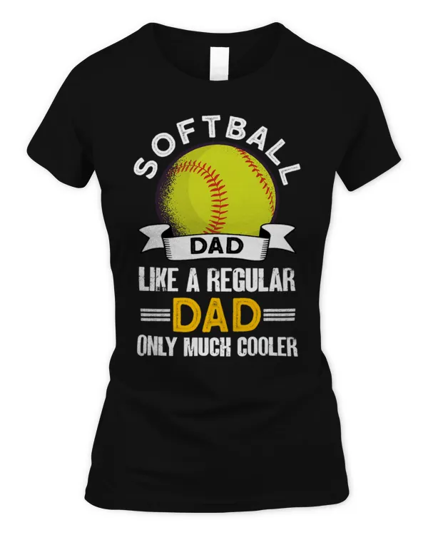 Cute Softball Dad Softball Player Softball - Women's Standard T-Shirt Women's Standard T-Shirt
