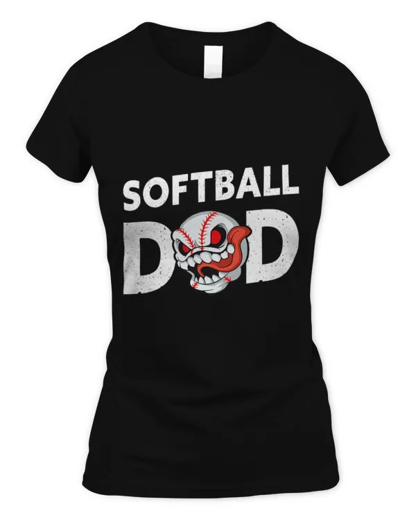 Cute Softball Dad Softball Vather - Women's Standard T-Shirt Women's Standard T-Shirt