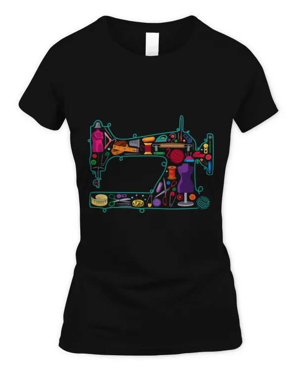 Sewing Quilting Tailor Dressmaker Machine Kit T-Shirt
