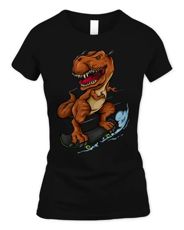 Animal Dinosaur Skateboarding T RexTrex Dinosaur Skateboarder
