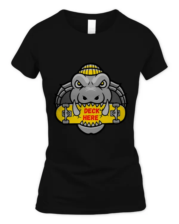 Animal Dinosaur SKATER BOY APPAREL OUTFIT YELLOW GREY SPORTS DESIGN