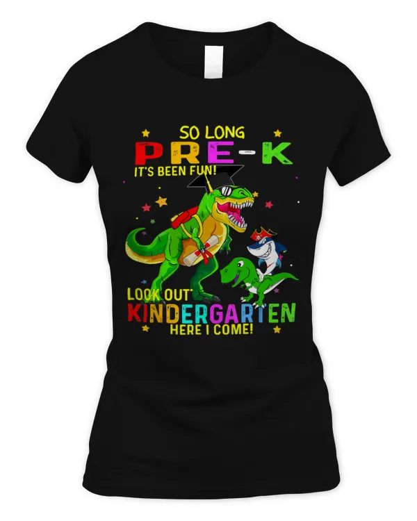 Animal Dinosaur So Long Kindergarten Graduation class dinosaur kids 3 4