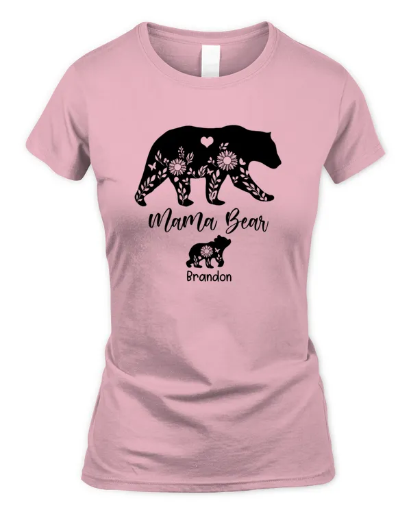 Custom Mama Bear With Kid Names