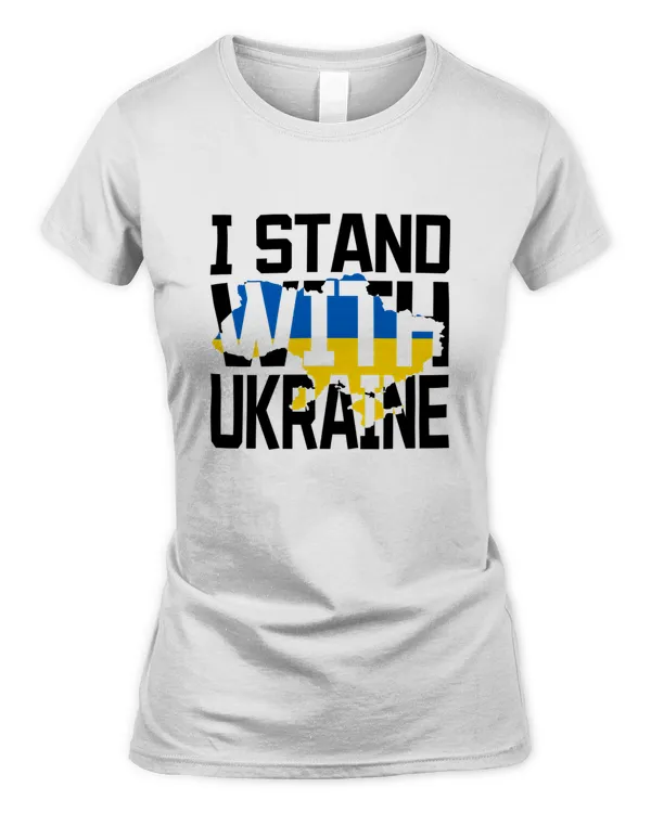 I Stand With Ukraine Flag Support Ukraine Ukrainians