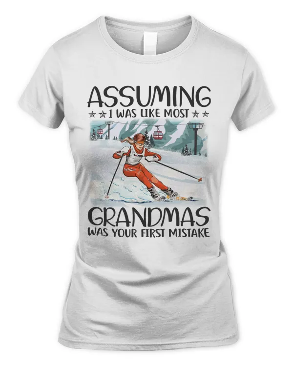 Skiing - Assuming Grandmas Ladies