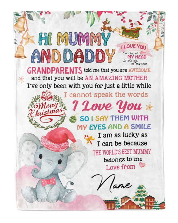 Hi Mummy and Daddy