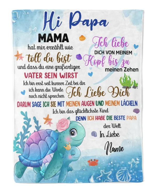 Hi Papa Mama hat mir erzählt wie toll du bist und dass du eine tolle Mutter sein wirst