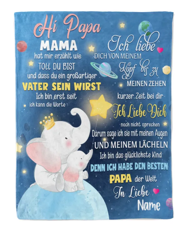 Hi Papa Mama  hat mir erzählt wie toll du bist und dass du eine tolle Mutter sein wirst
