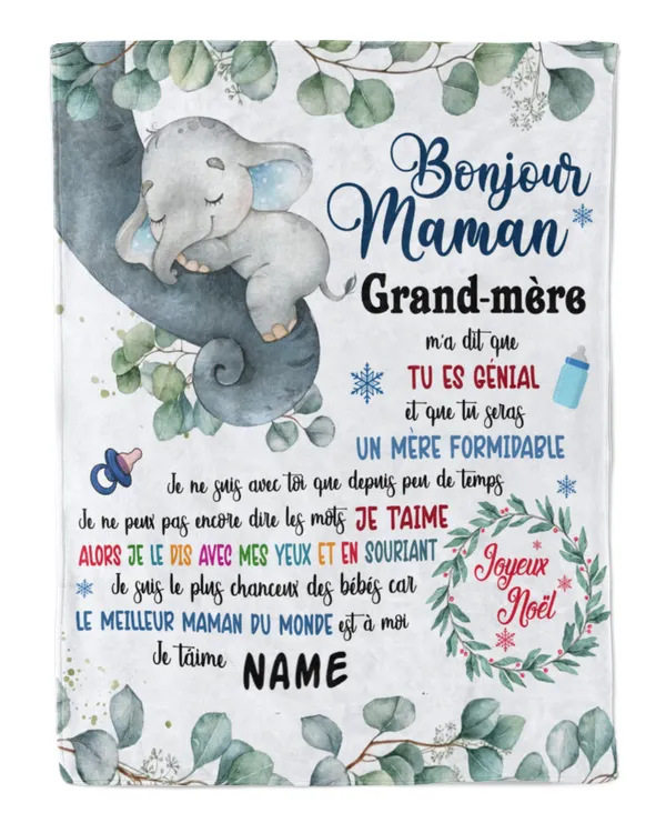Bonjour maman et papa Grand-mère m'a dit que vous êtes géniaux et que vous serez des parents formidables