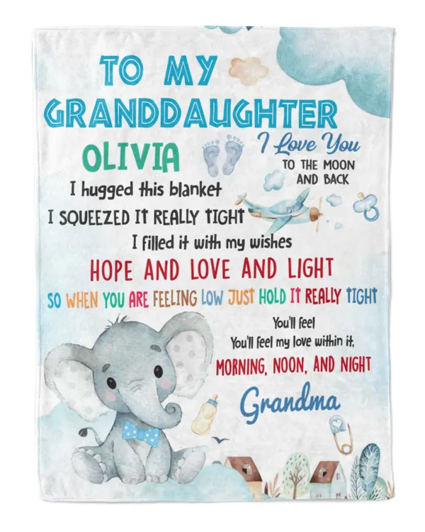 To my granddaughter