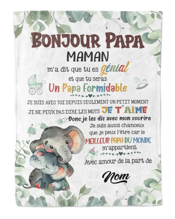 Bonjour papa