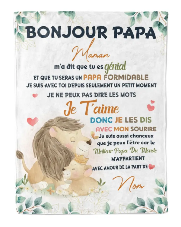 Bonjour papa