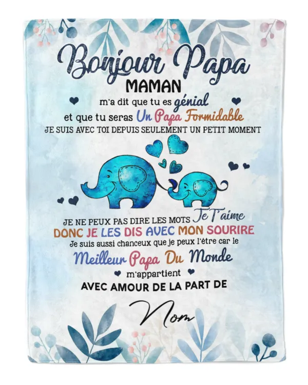 Bonjour papa