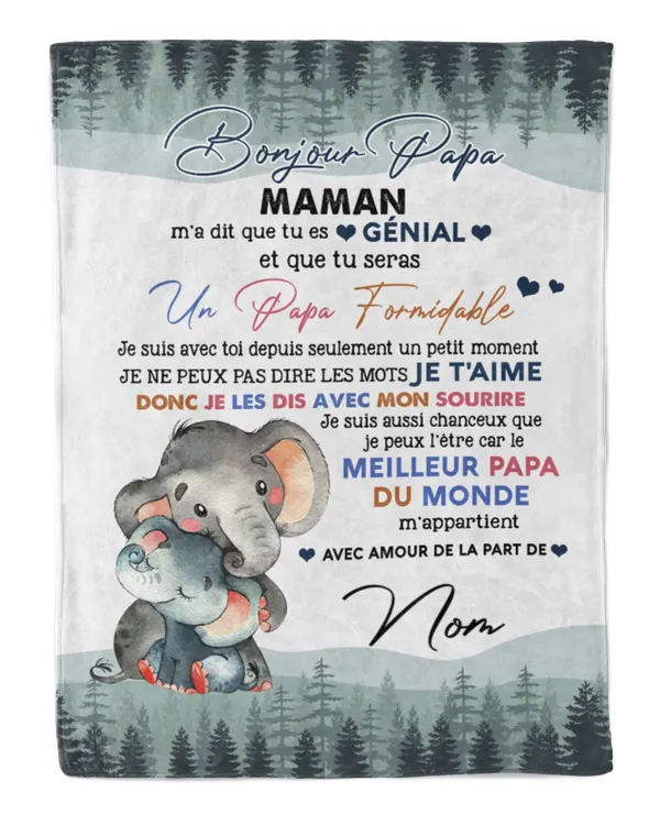 Bonjour papa