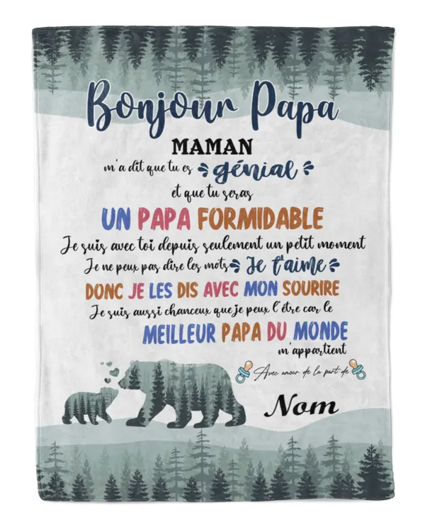 Bonjour papa