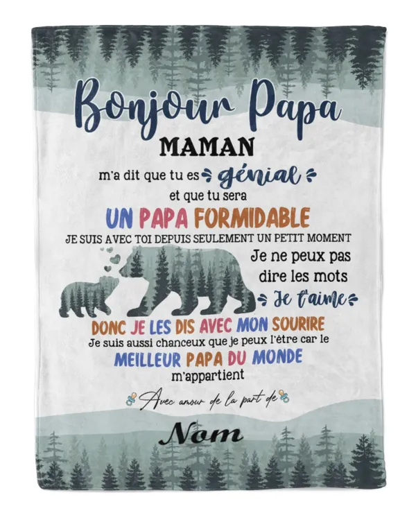 Bonjour papa