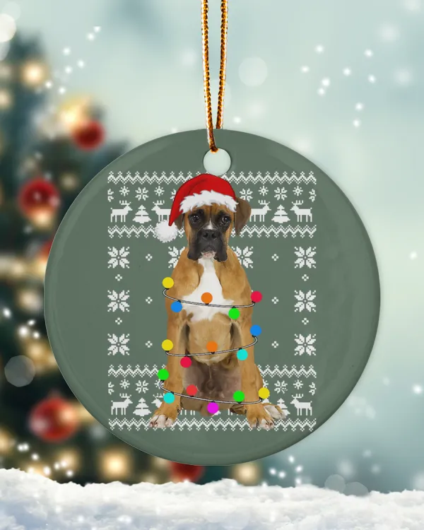 Porcelain Ornament - Circle
