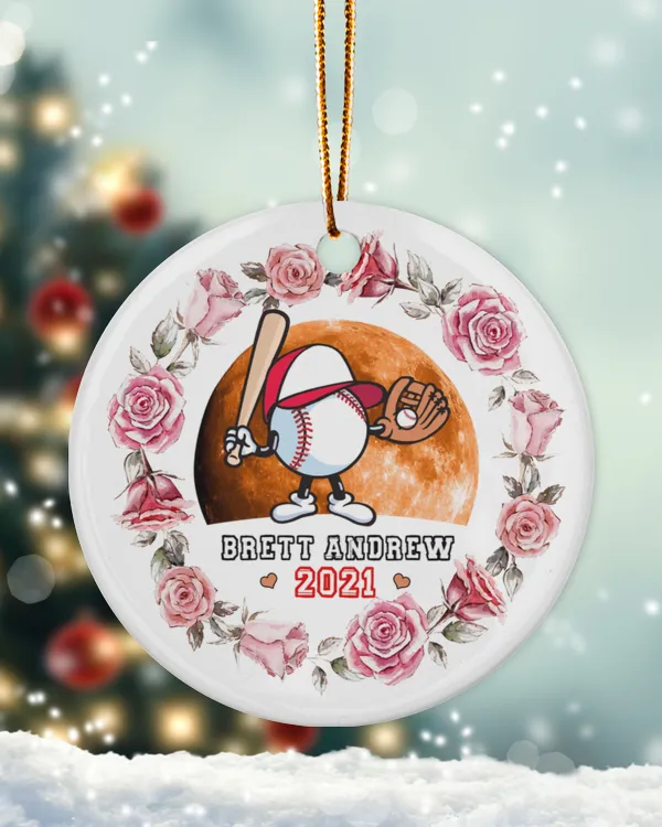 Porcelain Ornament - Circle