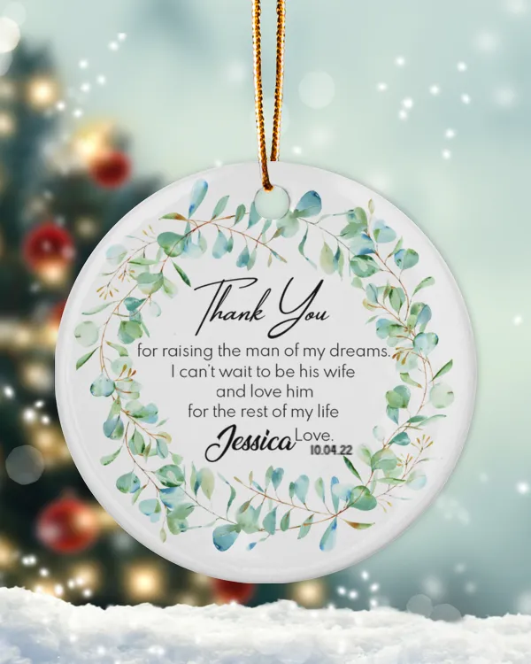 Porcelain Ornament - Circle