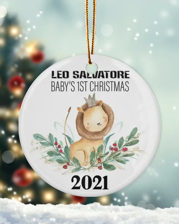 Porcelain Ornament - Circle