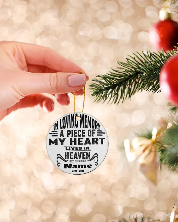 Porcelain Ornament - Circle