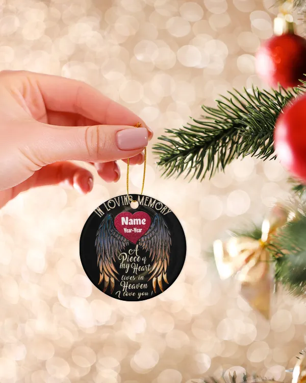 Porcelain Ornament - Circle