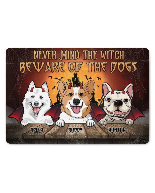 Come In For A Bite - Dogs Halloween - Personalized Decorative Mat, Gifts For Halloween, Gifts Idea For Halloween