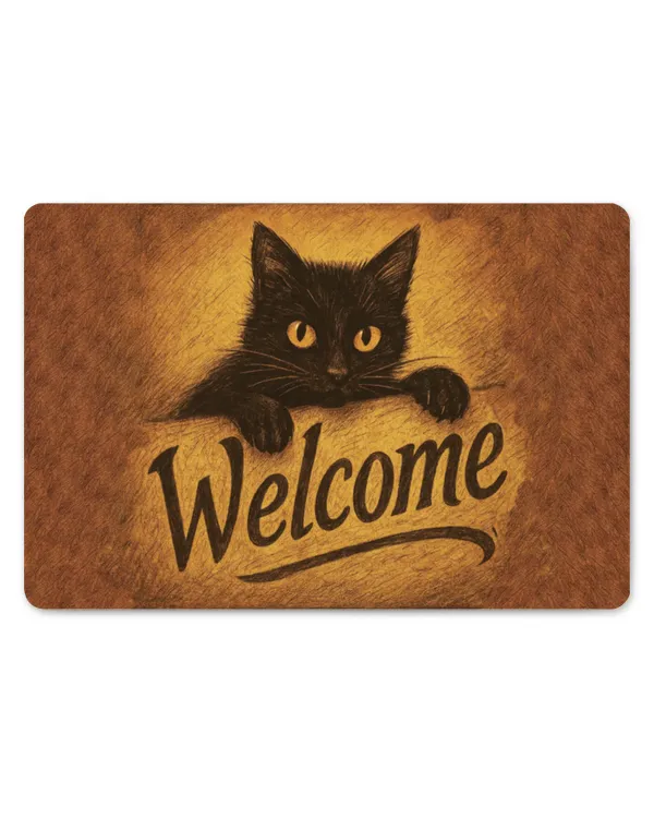 Cat Welcome Doormat