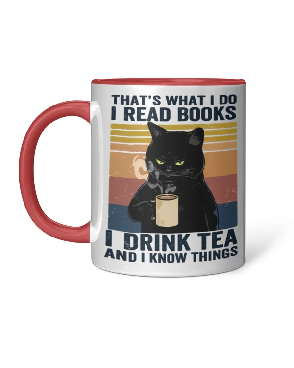 ETT283 I Read Books I Drink Tea And I Know Things