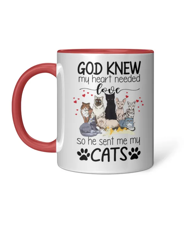 ETT1449 God Knew My Heart Needed Love So He Sent Me My Cats