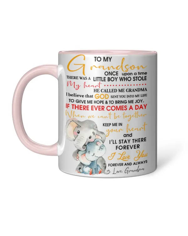 Personalize Name Grandson Mug, Gifts For Grandson, Gifts Idea For Grandson
