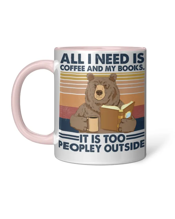 ETT477 All I Need Is Coffee And Books