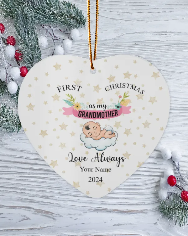Wood Ornament - Heart