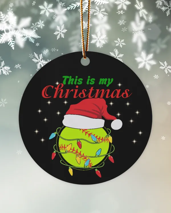 Wood Ornament - Circle