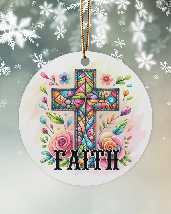 Faith - Jesus Christmas Ornament - JO191108