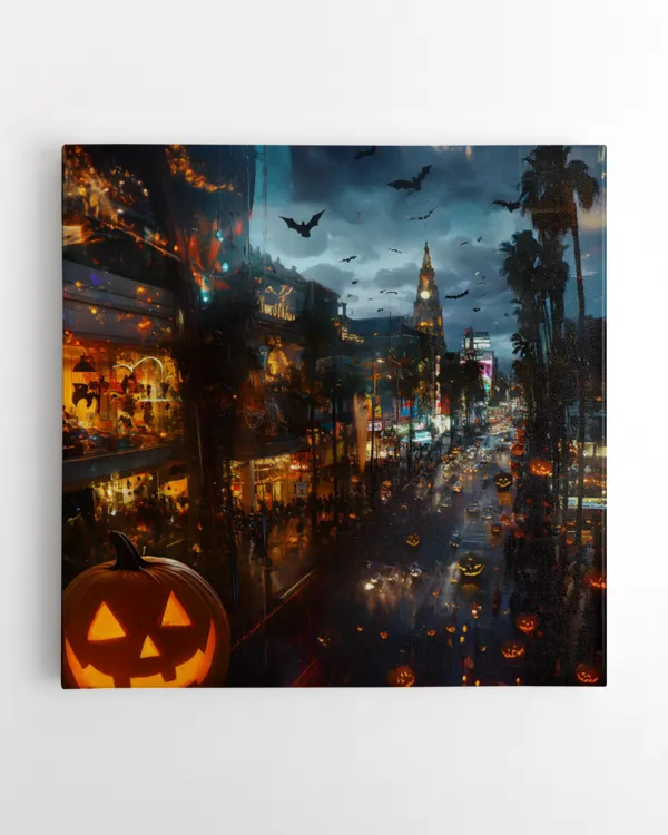 Hollywood Boulevard in halloween night ,halloween gift