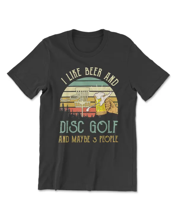 Golf I Like Beer Drinking Disc GolfMaybe 3 People 542 golfer