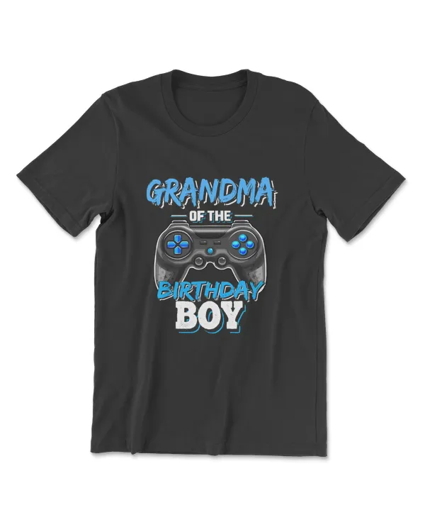 Grandma of the Birthday Boy Matching Video Game Birthday T-Shirt