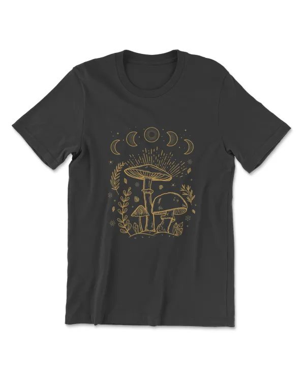 Goblincore Aesthetic Dark Academia Cottagecore Mushroom T-Shirt