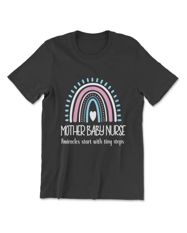 Mother Baby Nurse Appreciation  Postpartum Nursing Student T-Shirt