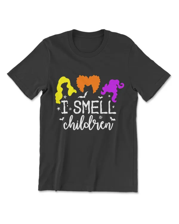Womens Winnie I smell A Child Halloween Pregnancy Expecting Mom T-Shirt
