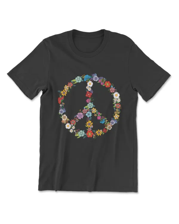 Love and Peace Flower Hippie Lover Beautiful Cute Funny Gift