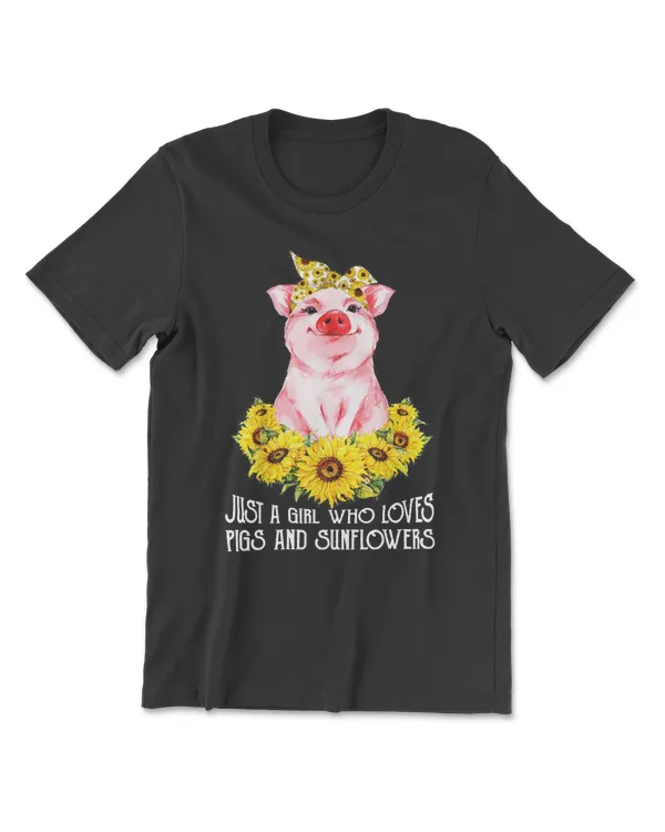 Pig A Girl Loves Pig Sunflower 376 cattle