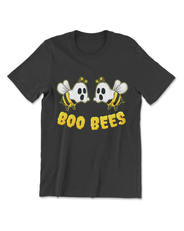 Halloween Boo Bees Ghost Matching Couples Family Funny T-Shirt